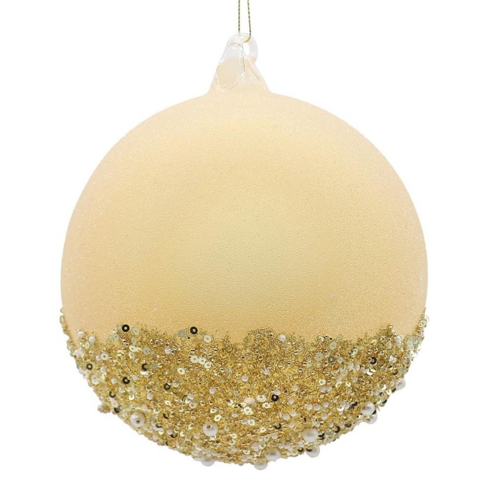 SFERA VETRO BRILL CHAMPAGNE D.150MM
